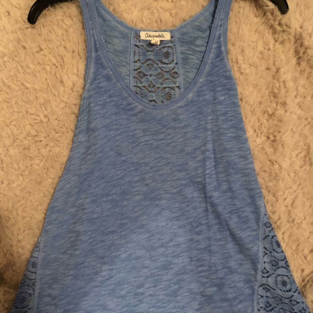 Aeropostale Blue Tank Top | Size: M